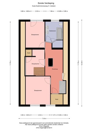 Floorplan - Oude Doetinchemseweg 41, 7038 BD Zeddam